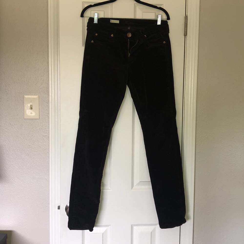 Brown skinny corduroys